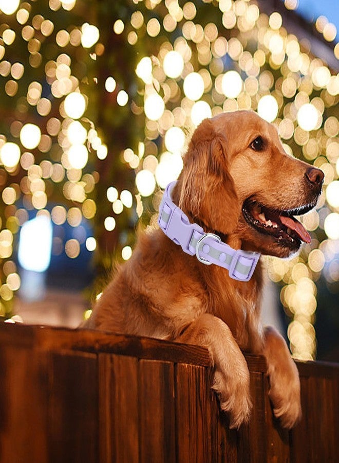 KOLODOGO Waterproof Dog Collar - Reflective Adjustable Collar Durable Collars for Small Medium Large Dogs Easy Clean PVC Material - Multiple Colors Sizes (S, M, L) - Image 2